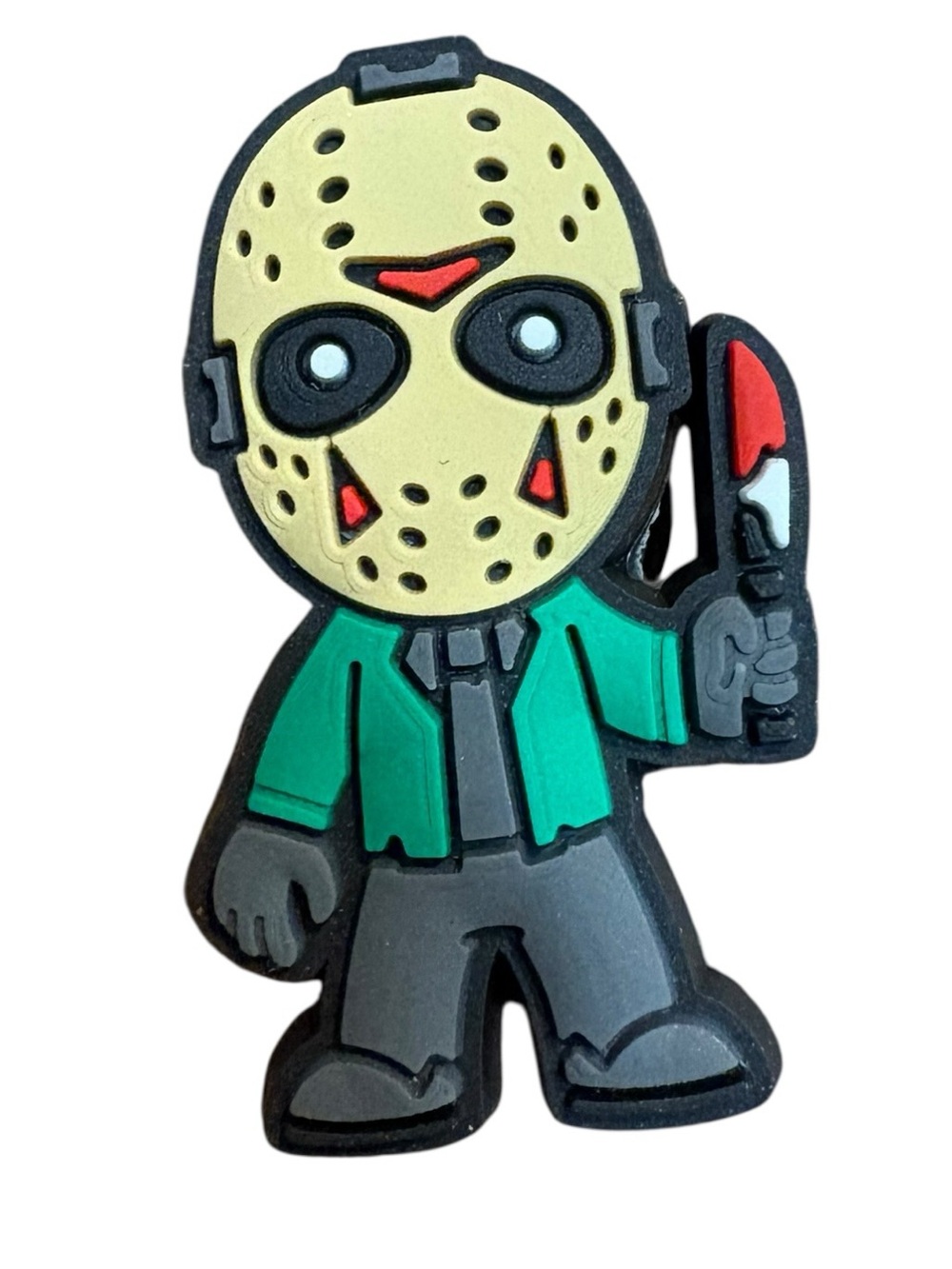 Jason Voorhees Croc Charm